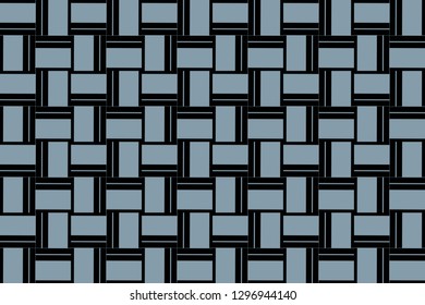 Blue color. Vector luxury abstract background. geometric seamless pattern in modern stylish.