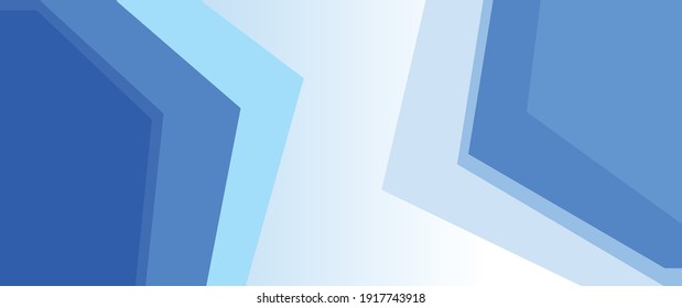 Blue color and White background vector overlap layer on Bright color space for background design