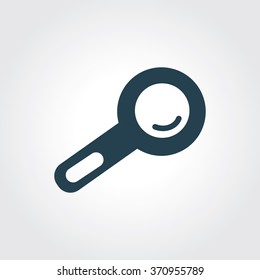 Blue Colored Icon of  On Gray Color Background. Eps-10.