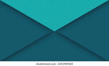 Blue colored letter envelope with paper texture in vector background wallpaper