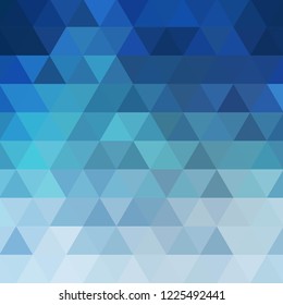 blue colorful triangular background. polygonal style. layout for advertising. presentation template