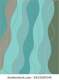 Blue colors with lines. Lines like waves.