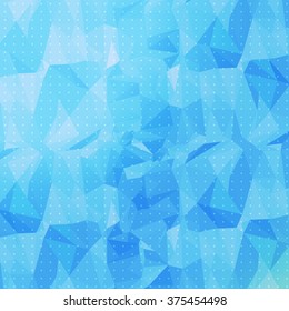Blue Colors Polygonal Style Background Design