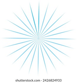Blue colour  mandela vector design.