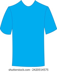 diseño de camisetas de color azul