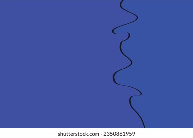 blue colour wave abstrack background design .