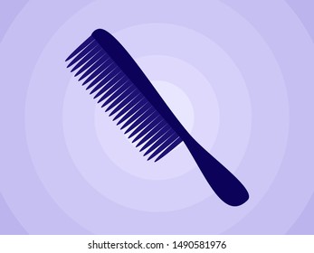 blue comb for comb and smooth your beautiful black hair