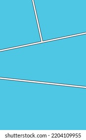fondo de cómic azul con varias formas en estilo pop-art.