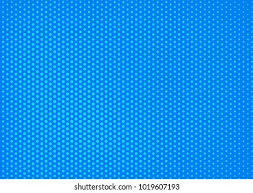 Blue comic pop-art halftone background vector