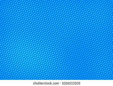 Blue comic pop-art halftone background vector