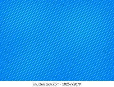 Blue Comic Pop-art Halftone Background Vector