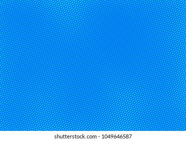 Blue comic pop-art halftone background vector