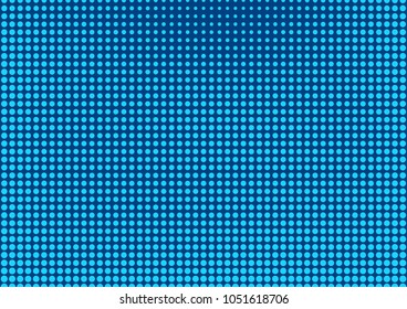 Blue comic pop-art halftone background vector