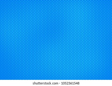 Blue comic pop-art halftone background vector