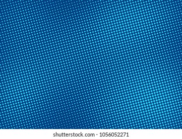 Blue comic pop-art halftone background vector