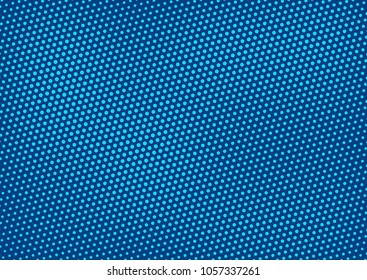Blue comic pop-art halftone background vector