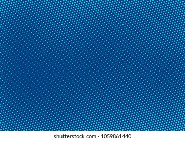 Blue comic pop-art halftone background vector
