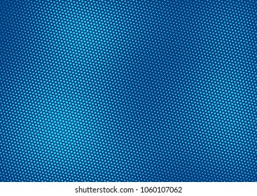 Blue comic pop-art halftone background vector