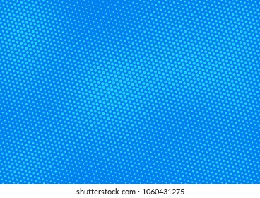 Blue comic pop-art halftone background vector