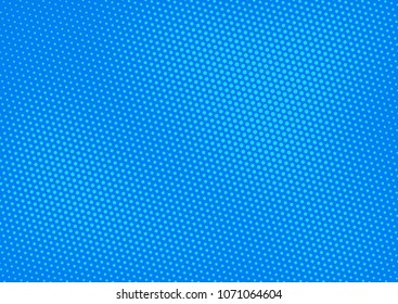 Blue comic pop-art halftone background vector