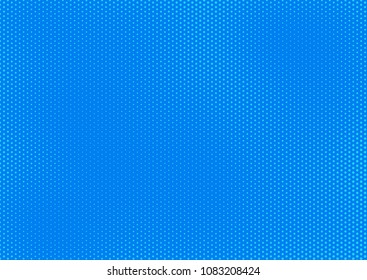 Blue comic pop-art halftone background vector