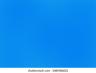 Blue comic pop-art halftone background vector