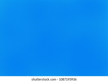 Blue comic pop-art halftone background vector
