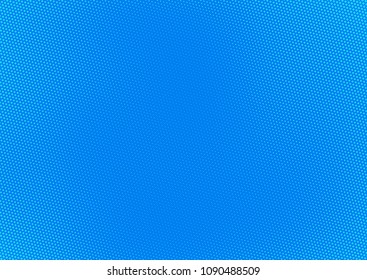 Blue comic pop-art halftone background vector