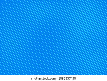 Blue comic pop-art halftone background vector