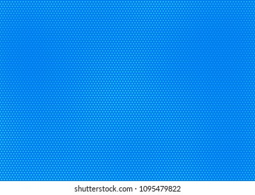 Blue comic pop-art halftone background vector