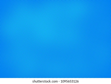 Blue comic pop-art halftone background vector