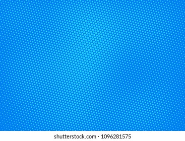 Blue comic pop-art halftone background vector