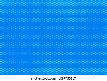 Blue comic pop-art halftone background vector