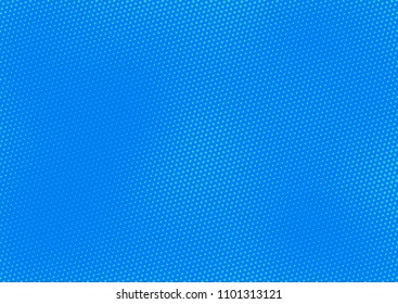 Blue comic pop-art halftone background vector