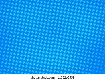 Blue comic pop-art halftone background vector
