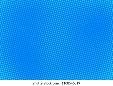 Blue comic pop-art halftone background vector