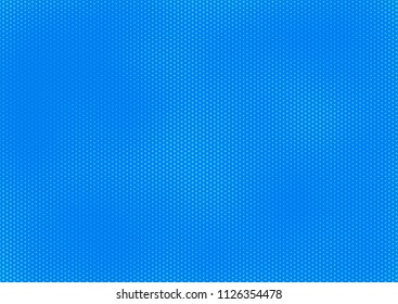 Blue comic pop-art halftone background vector
