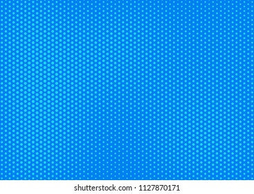 Blue comic pop-art halftone background vector