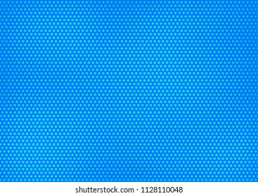 Blue comic pop-art halftone background vector