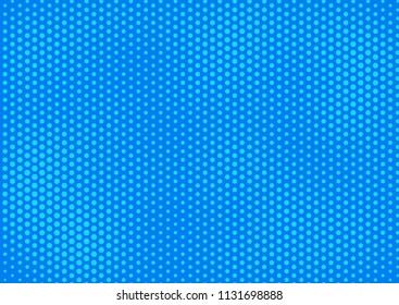 Blue comic pop-art halftone background vector