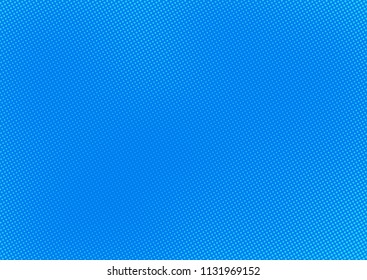 Blue comic pop-art halftone background vector