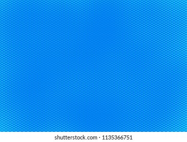 Blue comic pop-art halftone background vector