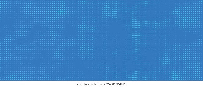 Blue comic pop-art halftone background vector eps 10