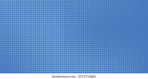 Blue comic pop-art halftone background vector