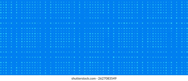 Blue comic pop-art halftone background vector Illustration