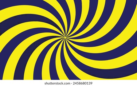 Blue comics background. Abstract lines backdrop. Bright sunrays. Design frames for title book. Texture explosive polka. Beams action