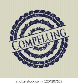 Blue Compelling rubber seal