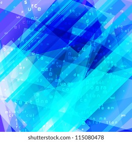 blue computer data flow concept background