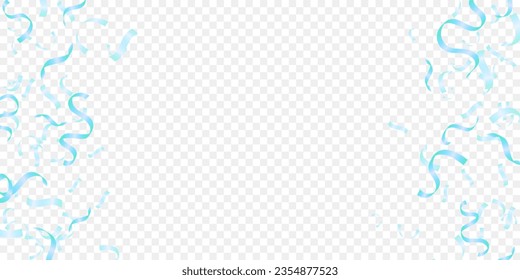 blue confetti background for decoration festive celebrations vector illustration. surprise