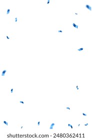 blue confetti background that zig-zags falling for the celebration. festival decoration vector illustration